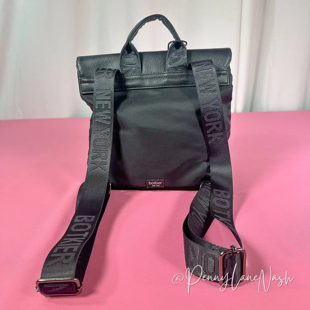 Botkier Trigger Mini Backpack Black NEW
